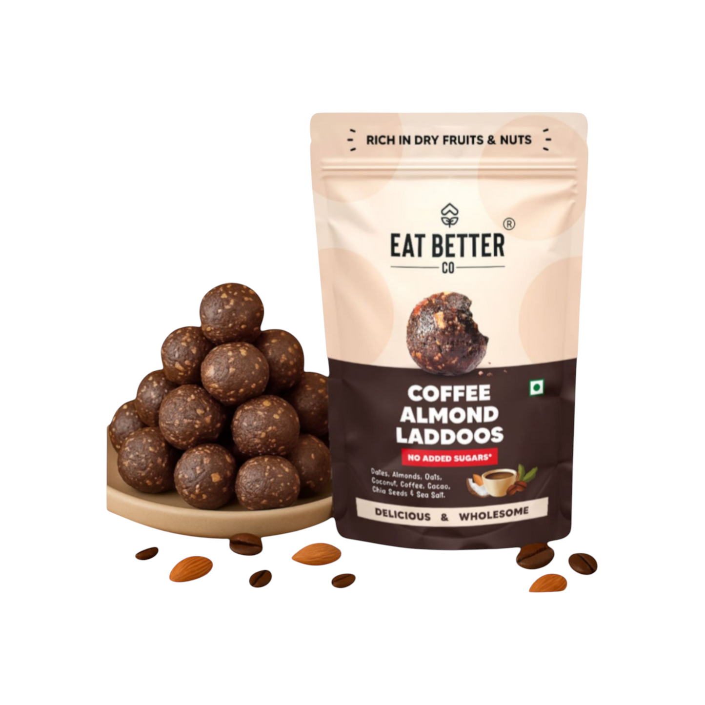 Eat Better Coffee Almond Laddoos
