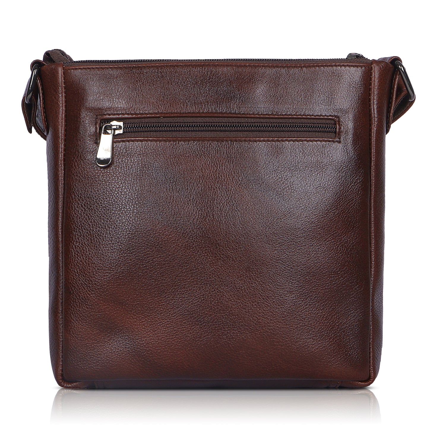 Versatile Brown Leather Sling Bag