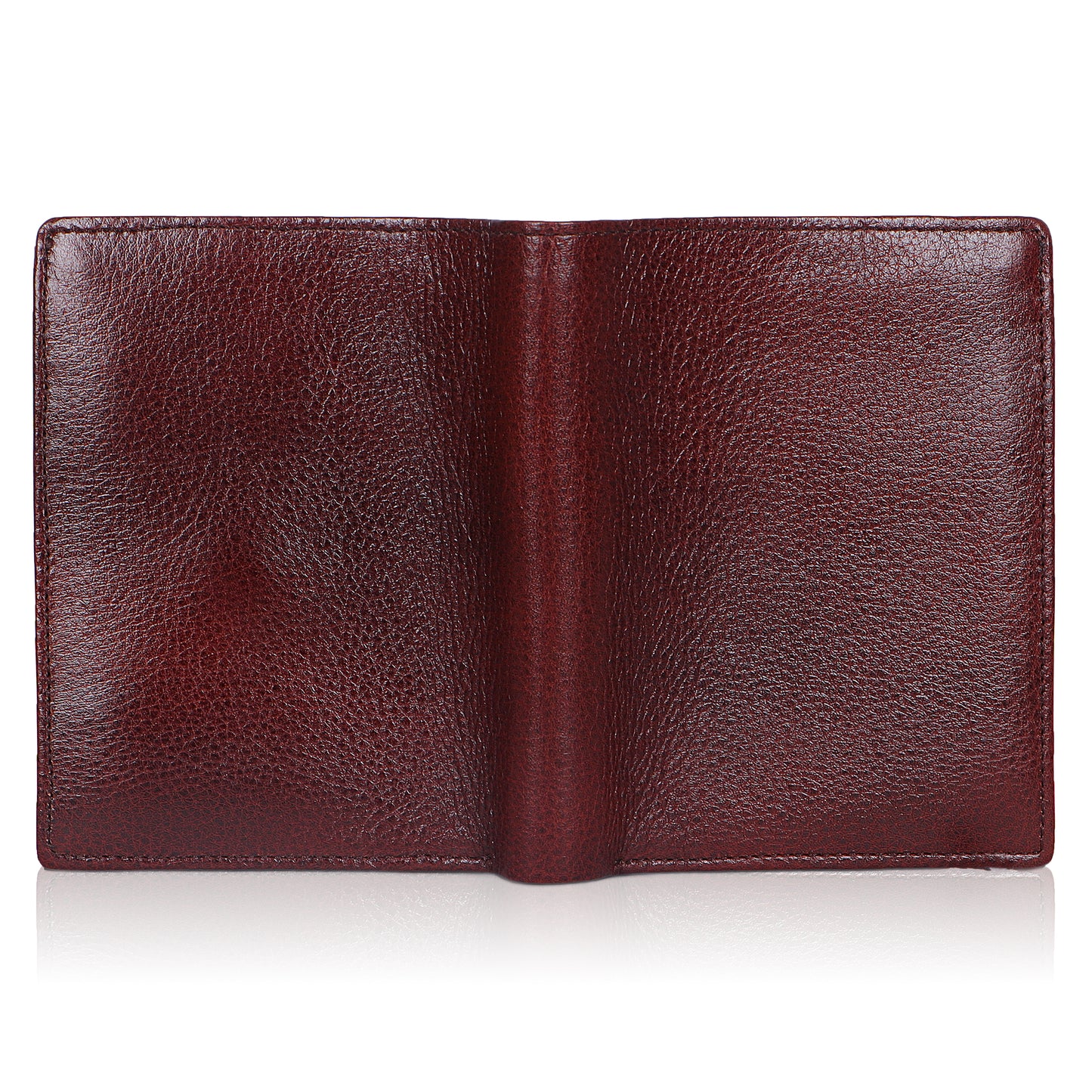 Premium Maroon Vertical Leather Wallet