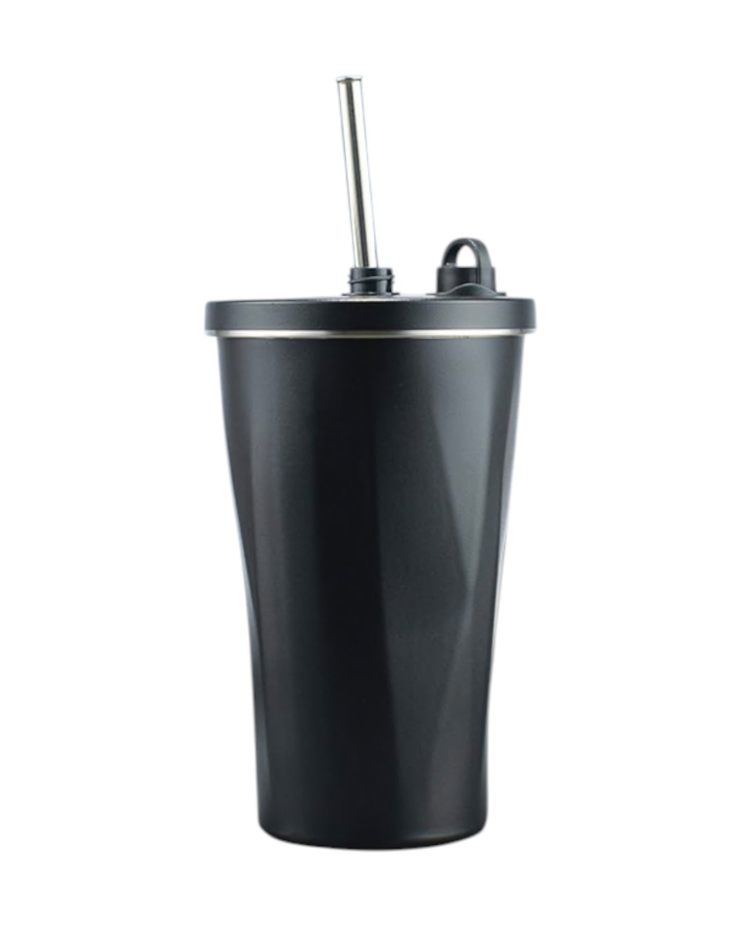 Insulated Diamond Tumbler with Straw