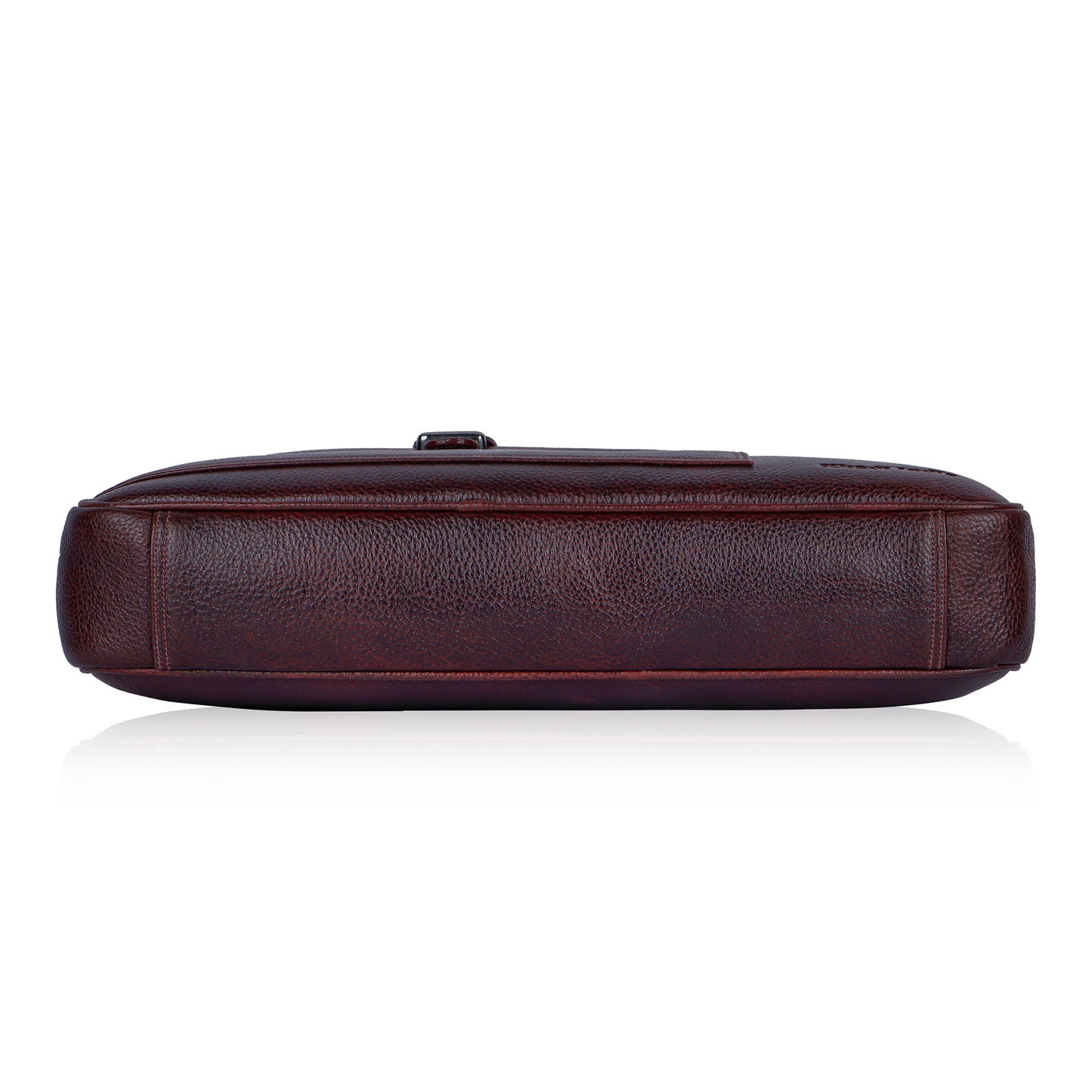 Regal Maroon Loop Leather Laptop Bag