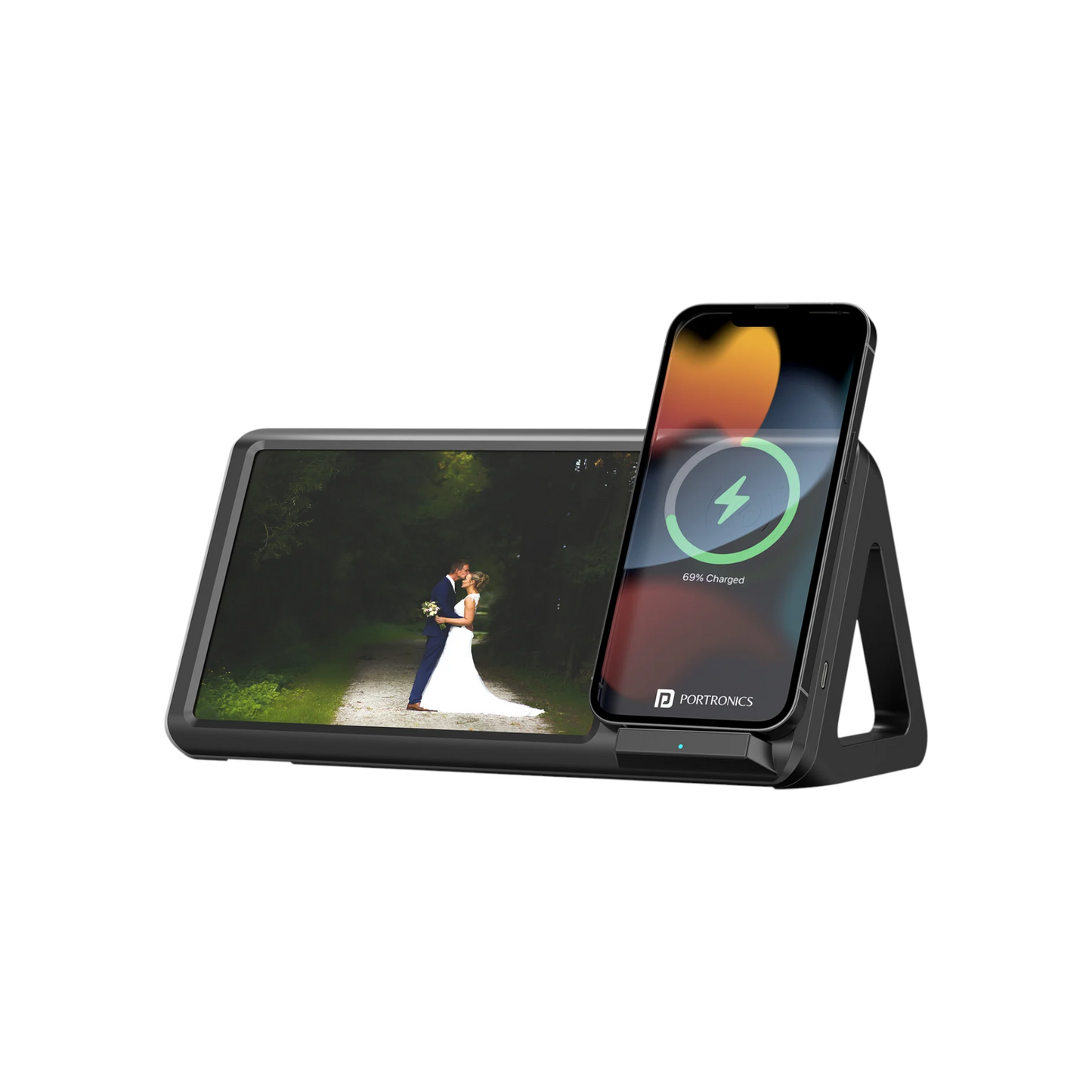 Portronics Freedom 5 Wireless Phone Charging With Photo Frame