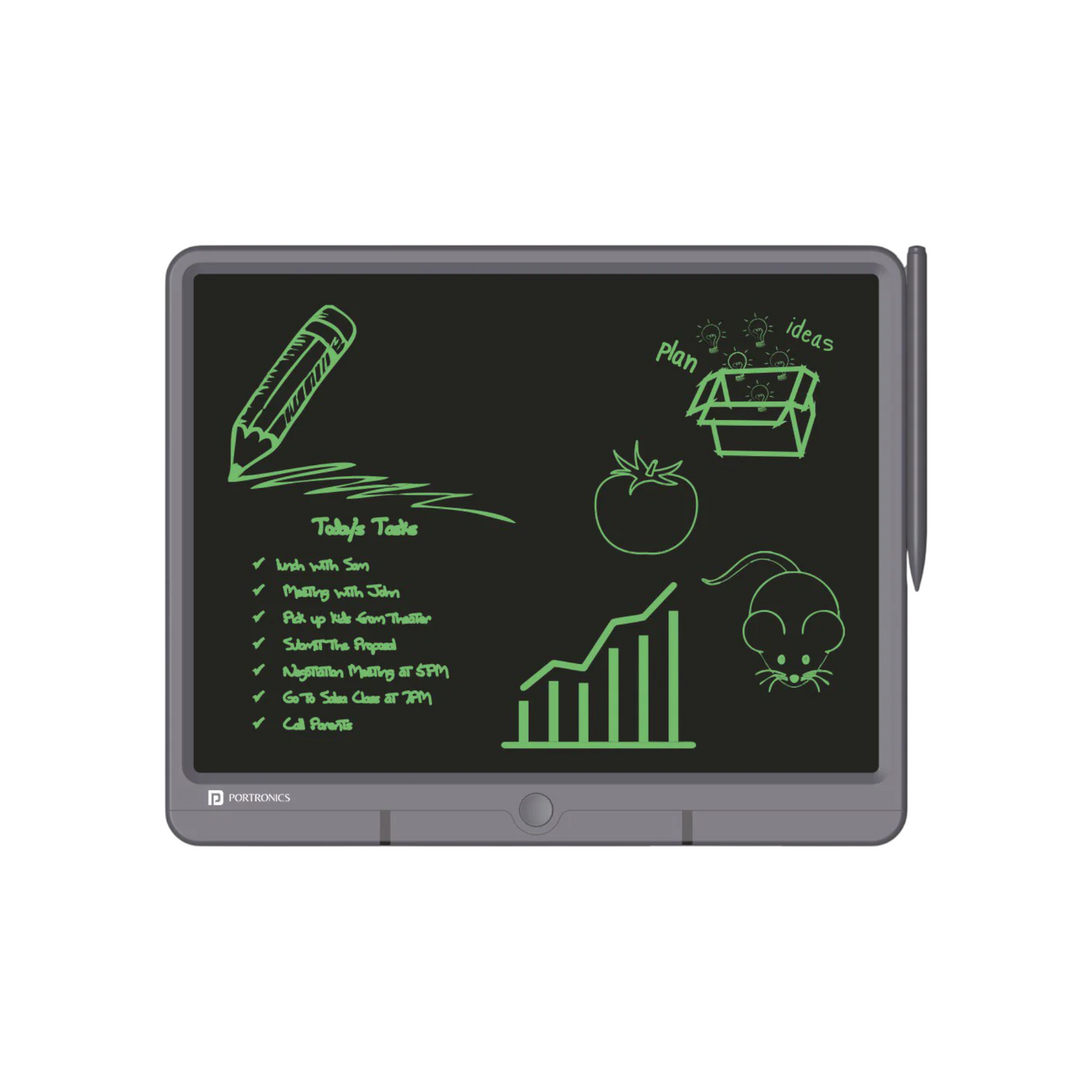 Portronics Re - Writable LCD Writing Pad