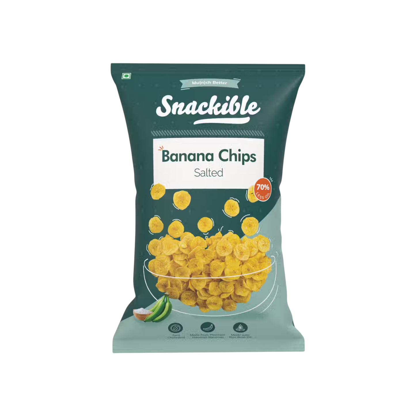 Snackible Banana Chips Salted