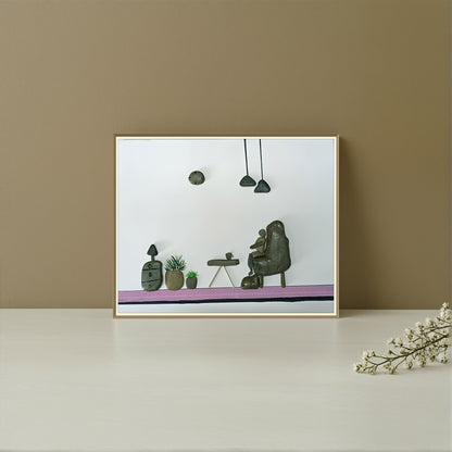 The Quiet Corner Pebble Art