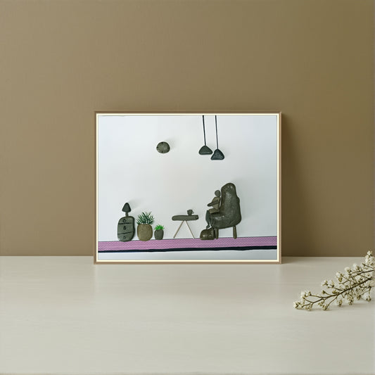 The Quiet Corner Pebble Art