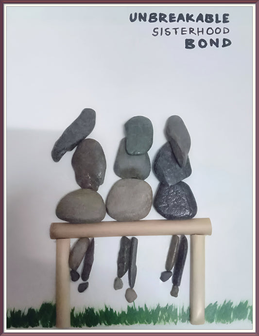 Braided Souls Pebble Art