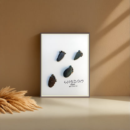 Steps of Becoming Pebble Art