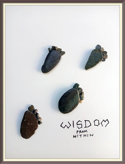 Steps of Becoming Pebble Art