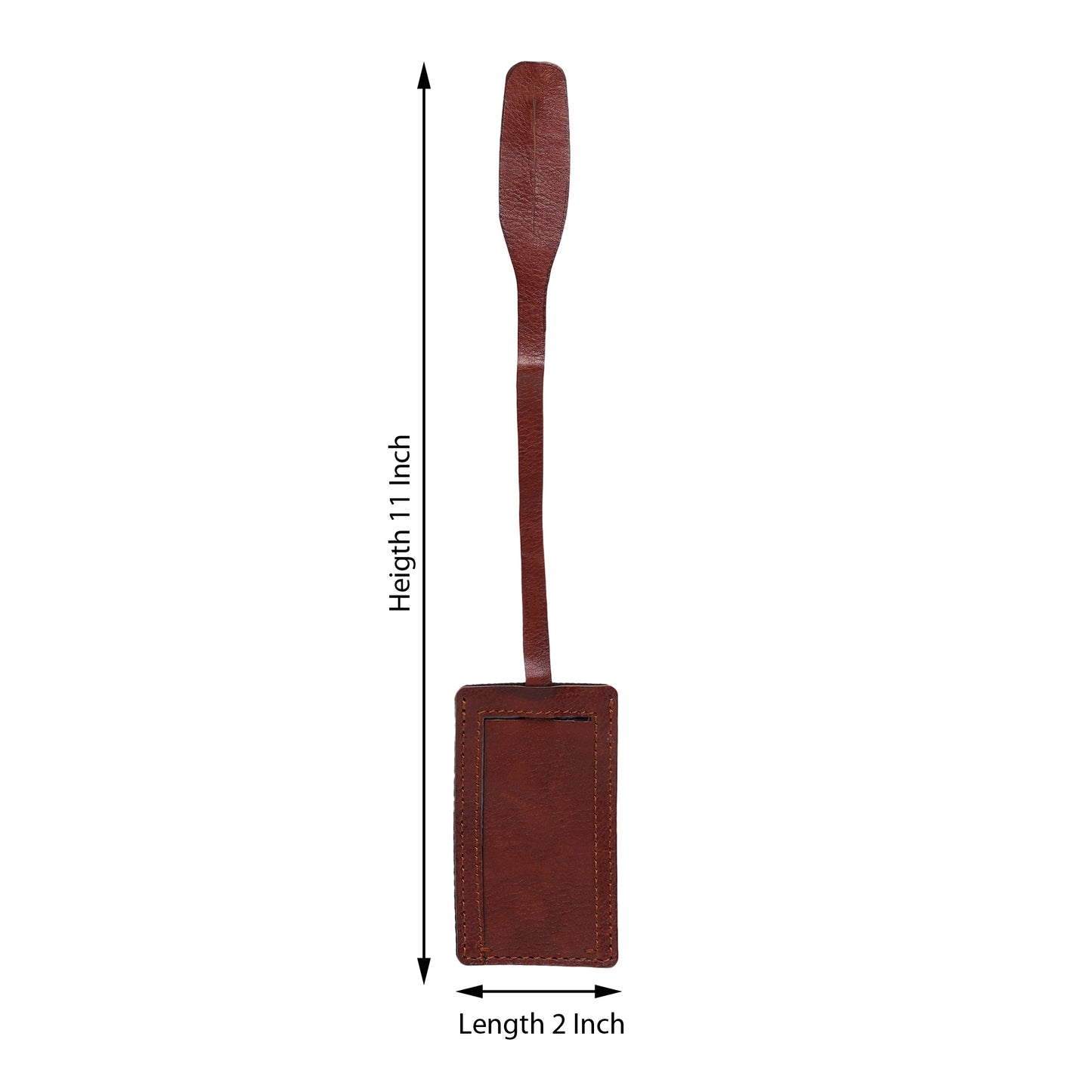 Canvas Leather Luggage Tag Holder
