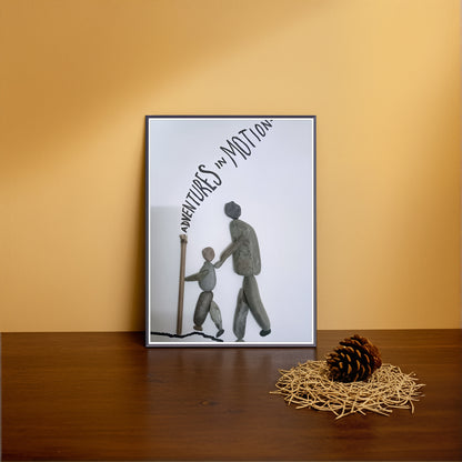 Moving As One Pebble Art