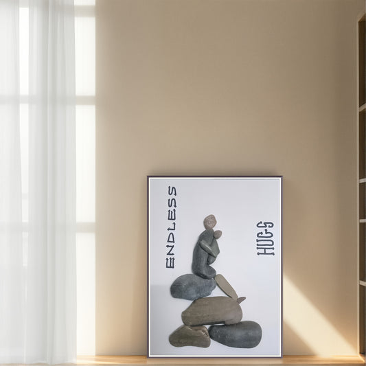 The Gentle Bond Pebble Art