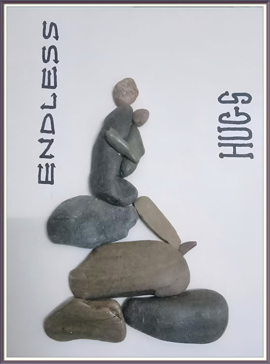 The Gentle Bond Pebble Art