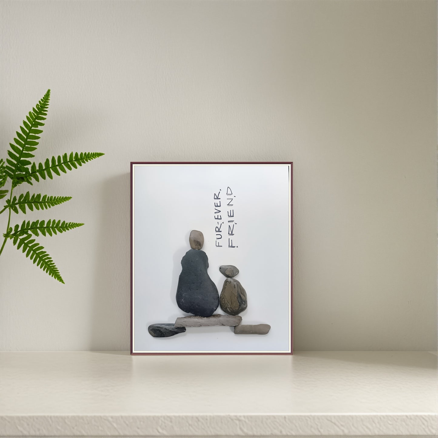 Paws & Presence Pebble Art