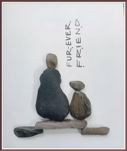 Paws & Presence Pebble Art