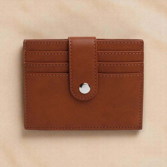 Sleek Leather Business Card Holder