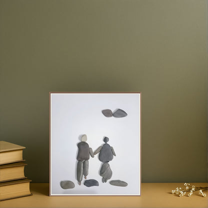 Shared Journeys Pebble Art