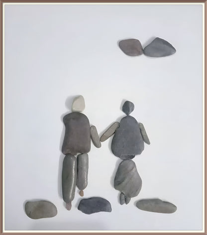 Shared Journeys Pebble Art