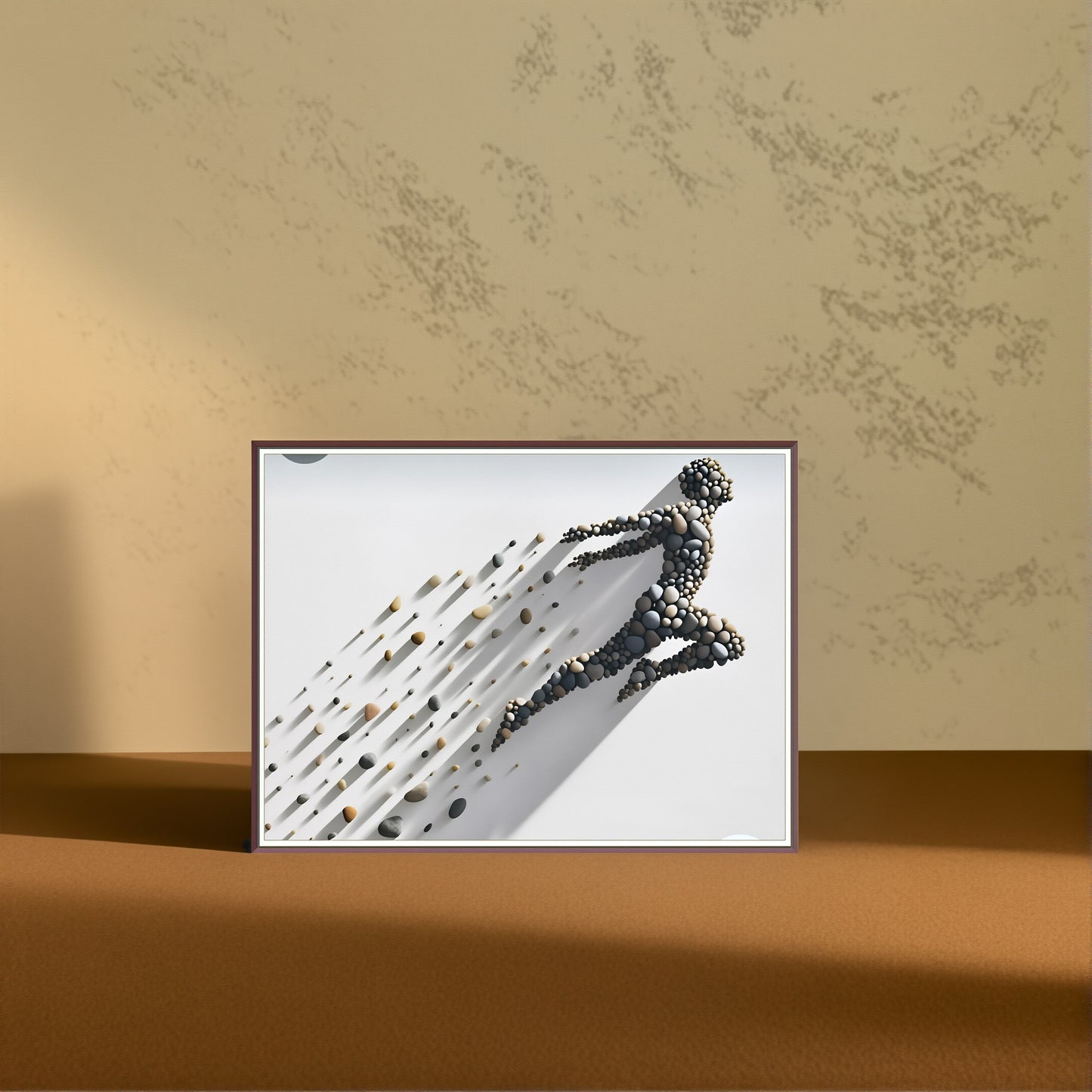 Momentum Unleashed Pebble Art