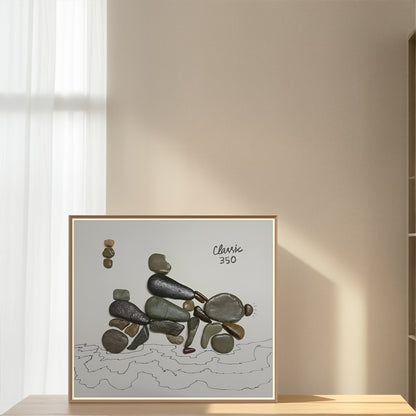The Rolling Spirit Pebble Art