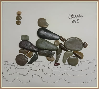 The Rolling Spirit Pebble Art