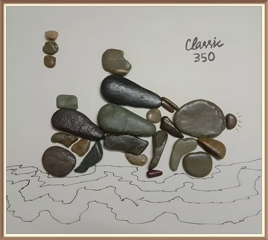 The Rolling Spirit Pebble Art