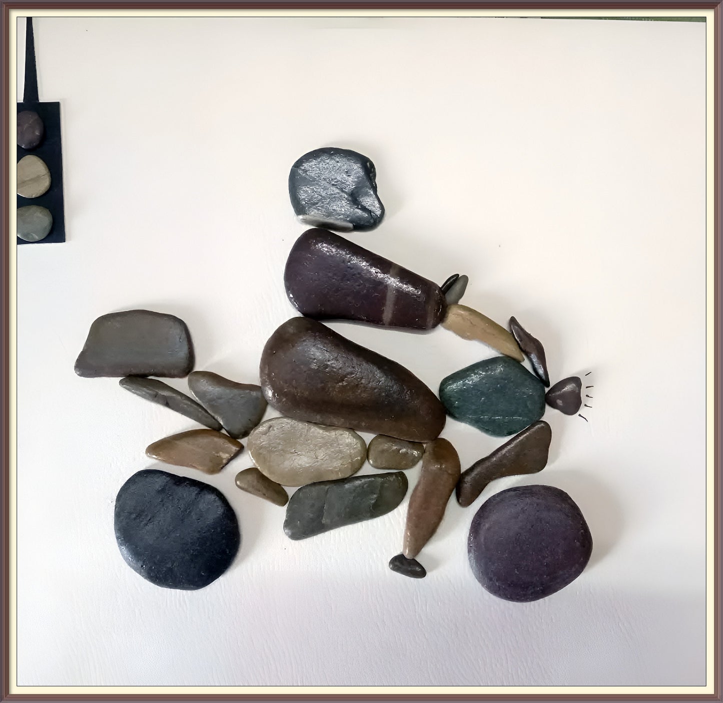 Ride the Moment Pebble Art