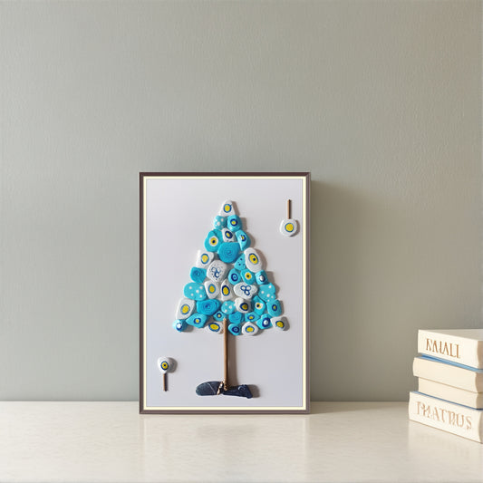 Tree of Wonder Pebble Art