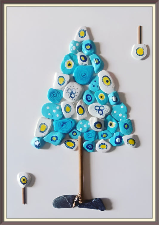 Tree of Wonder Pebble Art