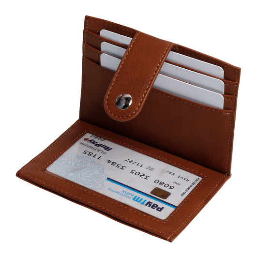 Sleek Leather Business Card Holder