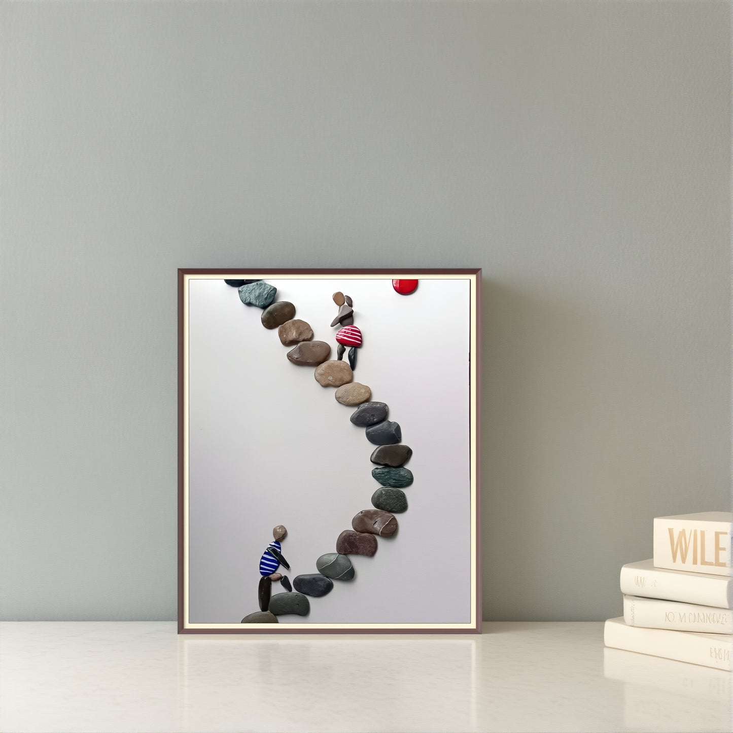 Rising Together Pebble Art