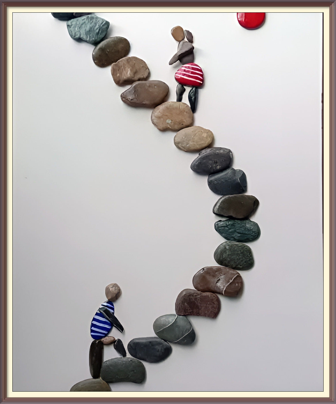Rising Together Pebble Art