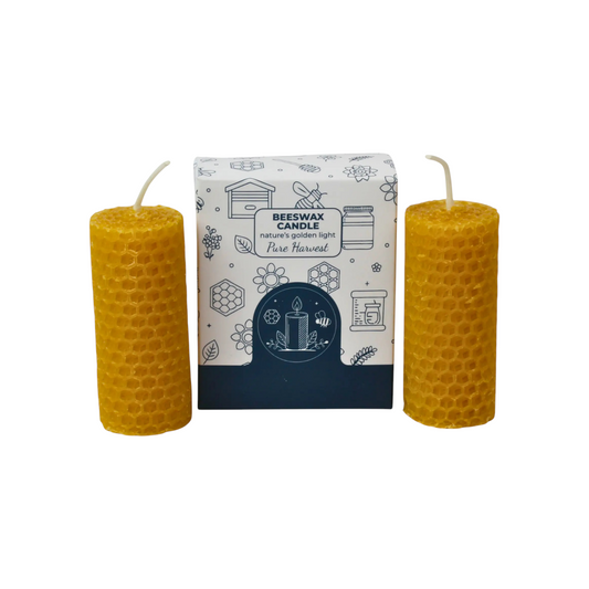 Beeswax Candle Set of 2