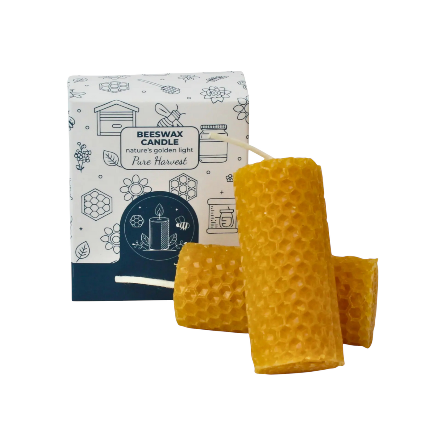 Beeswax Candle Set of 2