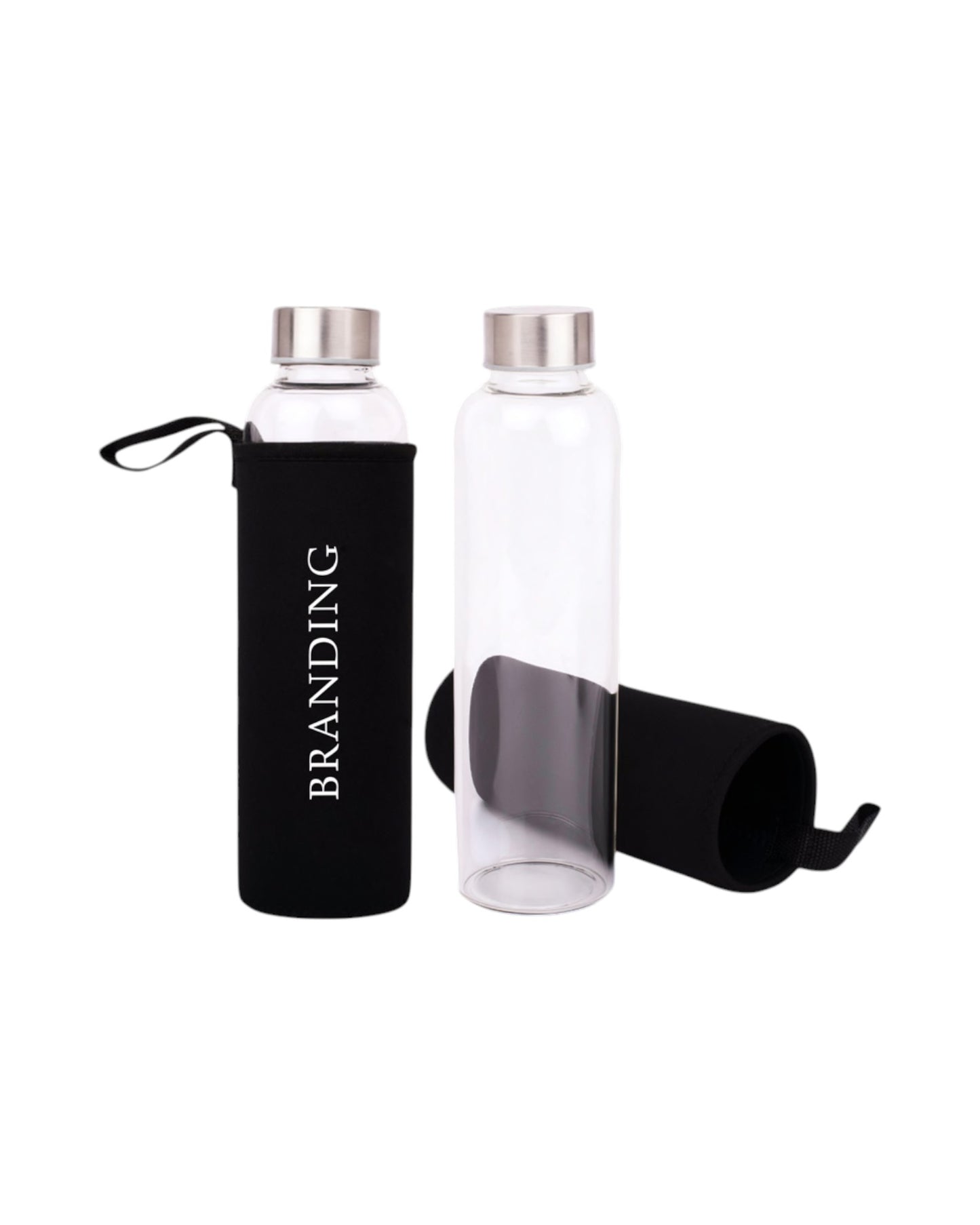 Borosilicate Glass Bottle with Sleeve