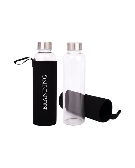 Borosilicate Glass Bottle with Sleeve