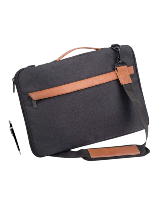 Brown Canvas Laptop Bag