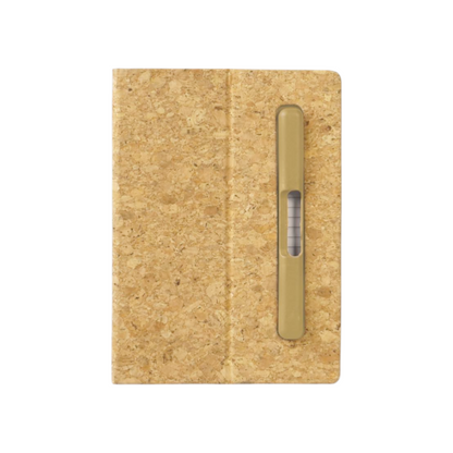 Cork Notebook with Folding Cover Mobile Stand