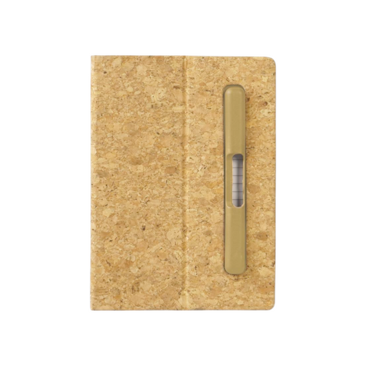 Cork Notebook with Folding Cover Mobile Stand