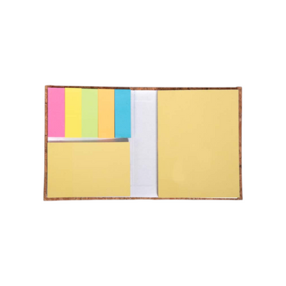 Cork Notepad with Sticky Notes