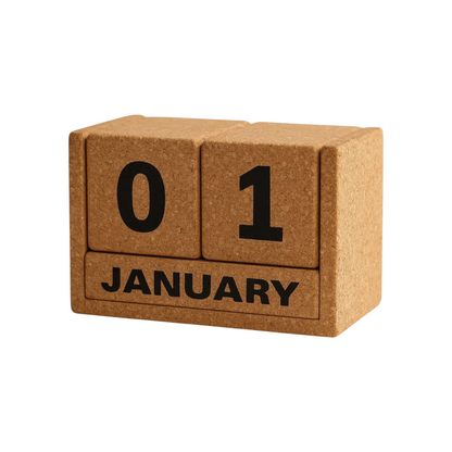 Cork Block Calendar