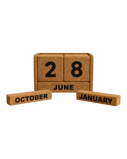 Cork Block Calendar