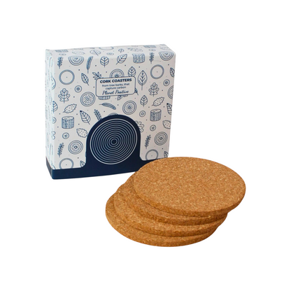 Cork Coasters Set