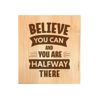 Square Wooden Coaster Set