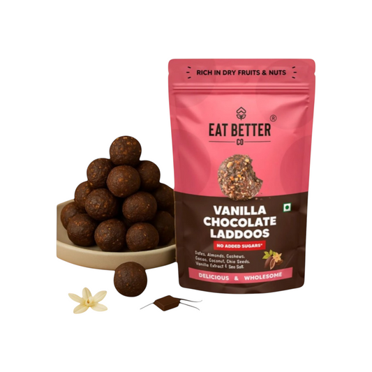 Eat Better Vanilla Chocolate Laddoos