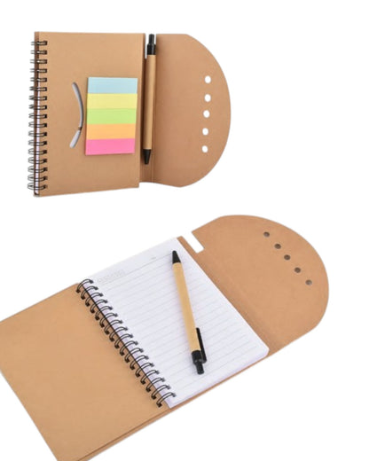 Eco Notebook with Sticky Notes