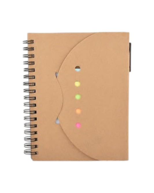 Eco Notebook with Sticky Notes