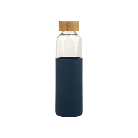 Glass Bottle with Silicone Cover