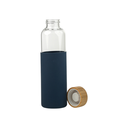 Glass Bottle with Silicone Cover