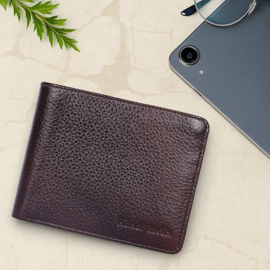 Modern Brown Leather Wallet for Men